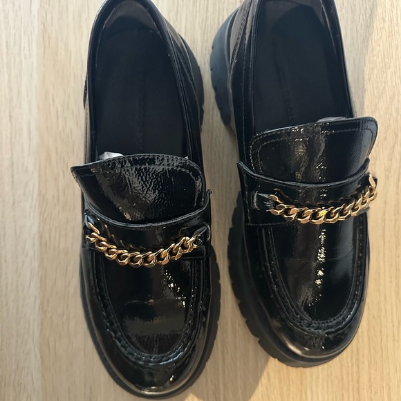 Black Leather Loafers - Picture 3 of 5